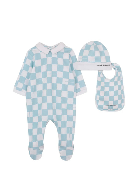  Marc Jacobs Kids Set De Pijama A Cuadros - Azul 
