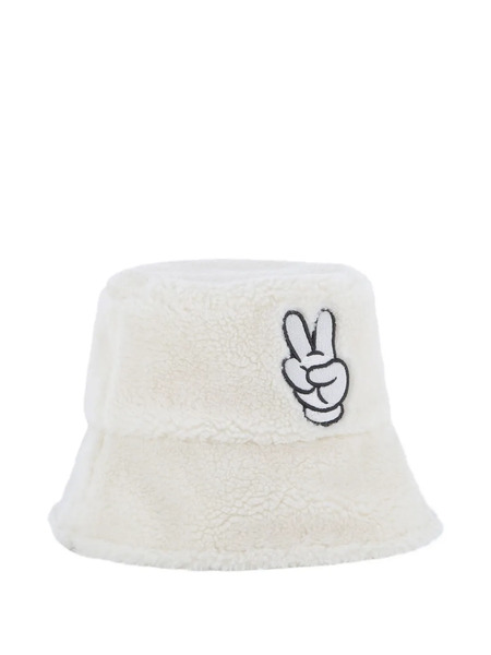  Marc Jacobs Kids Sombrero De Pescador Con Lana De Oveja Artificial De Marc Jacobs Kids X Mickey Mouse - Blanco 