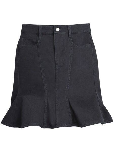  Marc Jacobs Minifalda Vaquera Fluted - Negro 