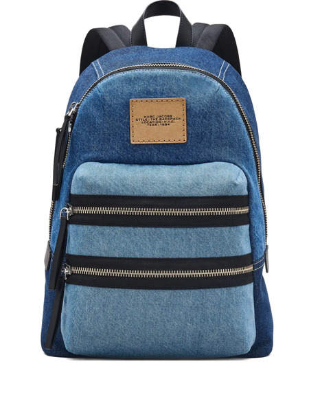  Marc Jacobs Mochila The Colorblock Denim Grande - Azul 