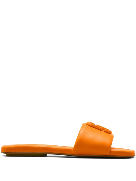  Marc Jacobs Mules Con Placa Del Logo - Naranja 