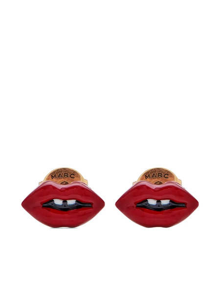 Marc Jacobs Pendientes Con Aplique De Labios - Dorado 