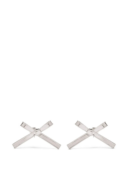  Marc Jacobs Pendientes Con Diseño De Lazo - Plateado 