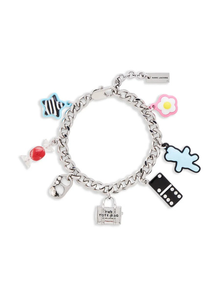  Marc Jacobs Pulsera Sticker Charm - Plateado 