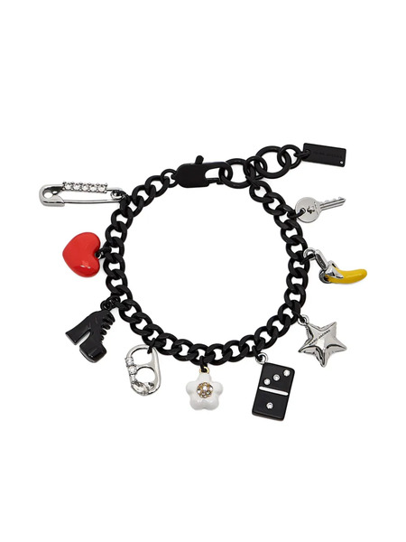  Marc Jacobs Pulsera The Trincket Charm - Negro 