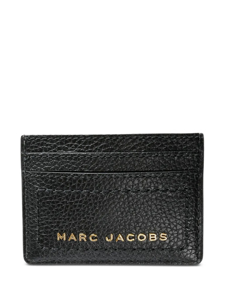  Marc Jacobs Tarjetero Con Letras Del Logo - Negro 