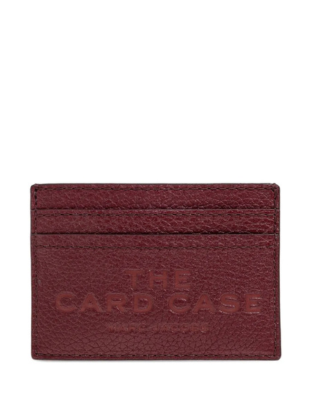  Marc Jacobs Tarjetero Con Logo En Relieve - Rojo 