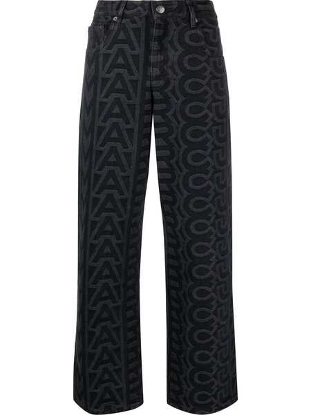  Marc Jacobs Vaqueros Rectos The Monogram - Negro 