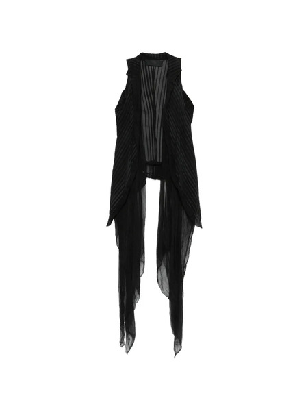  Marc Le Bihan Chaleco Drapeado - Negro 