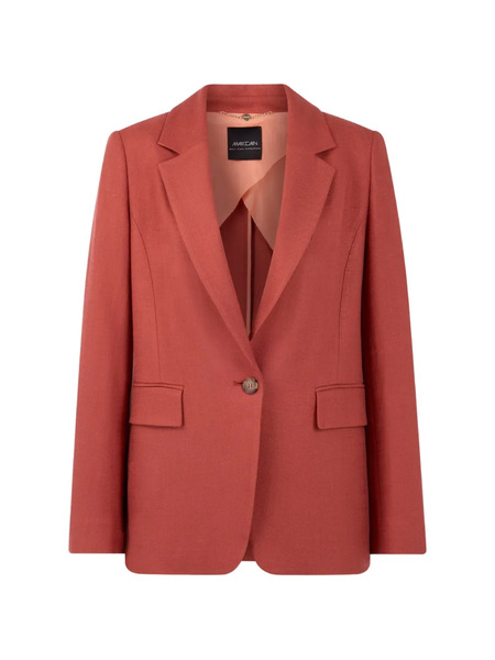  Marccain Blazer Con Botones - Rojo 