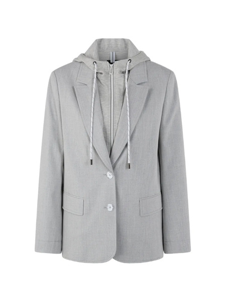  Marccain Blazer Con Capucha - Gris 