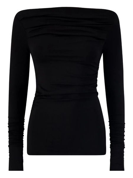  Marcella Top Cooper Fruncido - Negro 