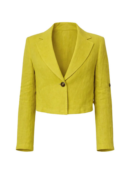  Marella Chaqueta Empapiro Con Botones - Amarillo 