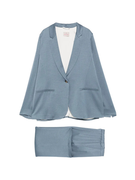  Marella Traje Con Solapas De Muesca - Azul 