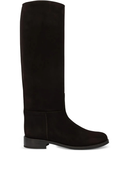  Maretto Botas Altas De Ante - Marrón 
