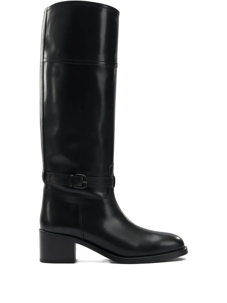  Maretto Botas Con Correa Con Hebilla - Negro 