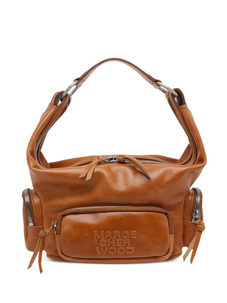  Marge Sherwood Bolso De Hombro De Piel - Marrón 