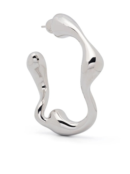  Maria Black Large Splash Single Earring - Plateado 