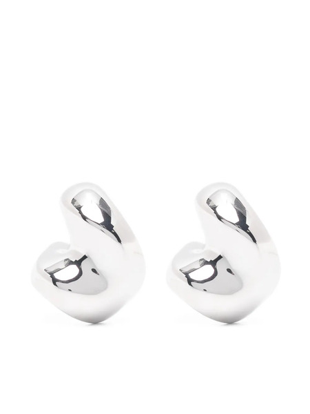  Maria Black Pendientes Saddle Small - Plateado 