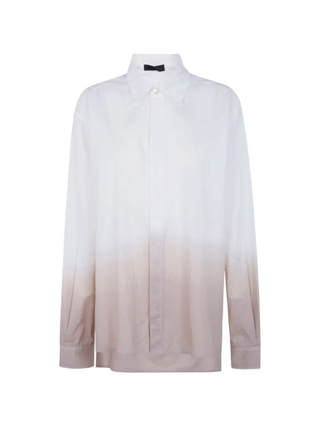  Maria Calderara Camisa Con Efecto Tie-dye - Blanco 