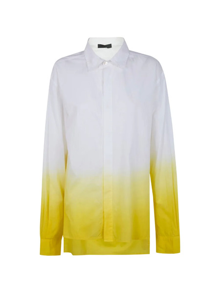  Maria Calderara Camisa Con Efecto Tie-dye - Blanco 