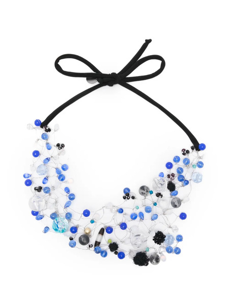  Maria Calderara Collar Azul - Plateado 
