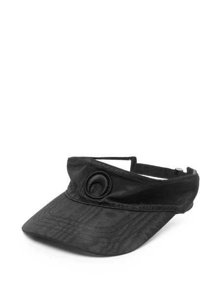  Marine Serre Gorra Lisa - Negro 