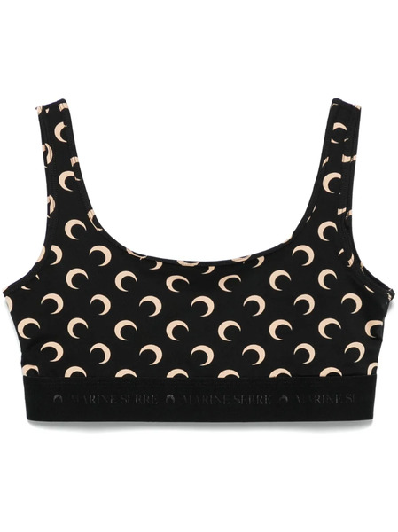  Marine Serre Sujetador Deportivo Moon - Negro 