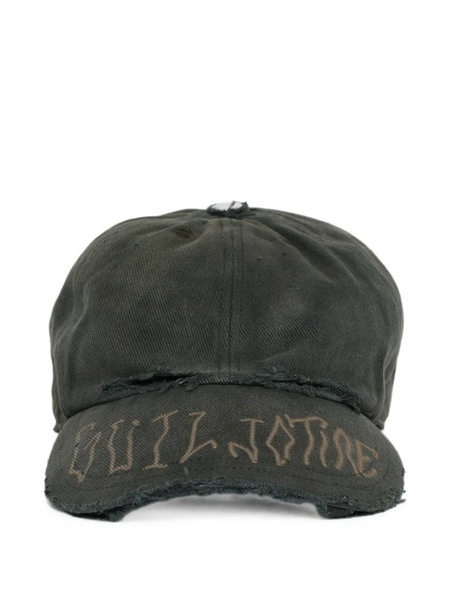  Marking Distance Guillotine Distressed-effect Cap - Verde 