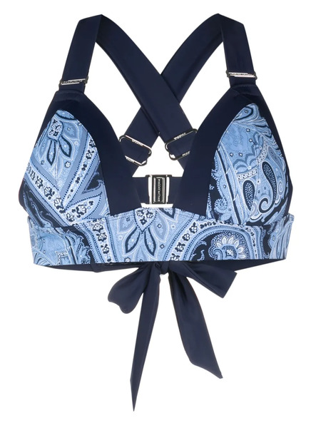  Marlies Dekkers Top De Bikini Cache Coeur Estampado - Azul 