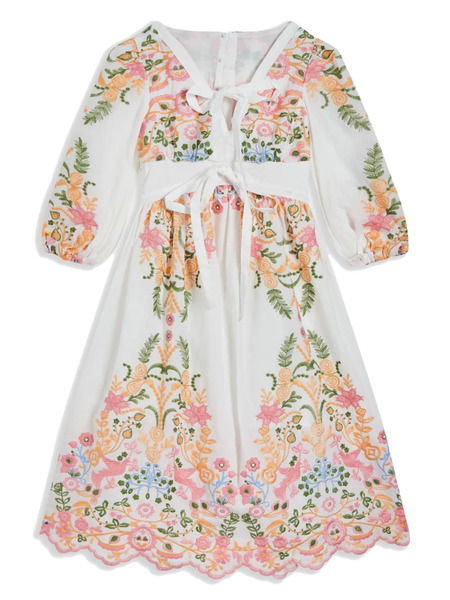  Marlo Vestido Largo Lyla - Blanco 