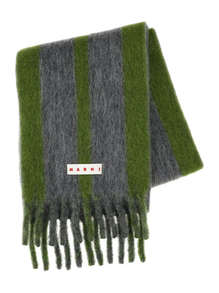  Marni Bufanda A Rayas - Gris 