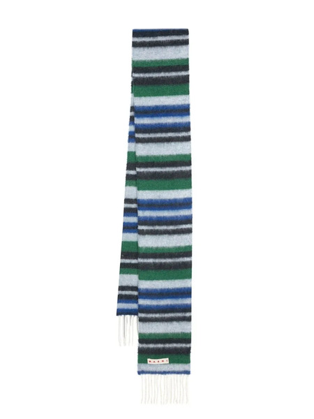  Marni Bufanda Con Diseño Colour Block - Azul 