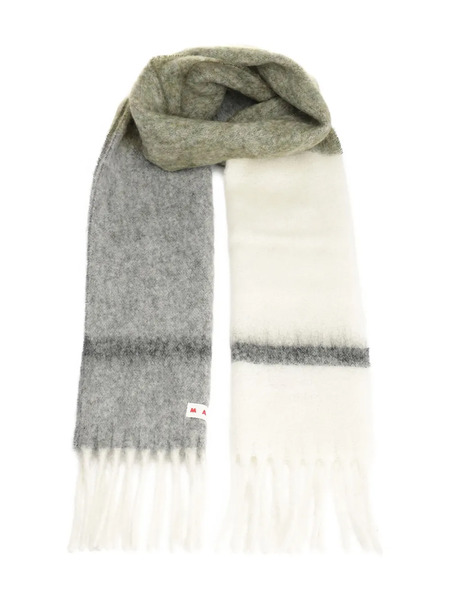  Marni Bufanda Con Flecos - Blanco 