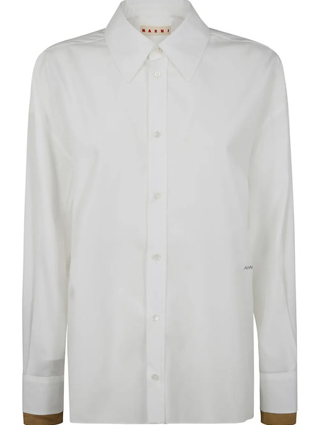  Marni Camisa De Algodón - Blanco 