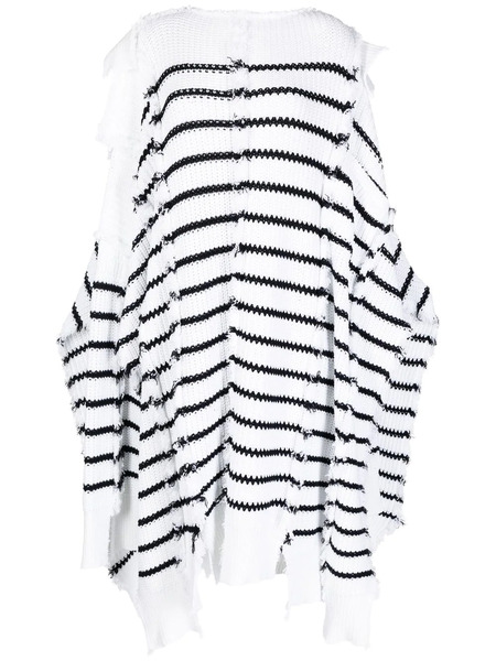  Marni Capa A Rayas - Blanco 