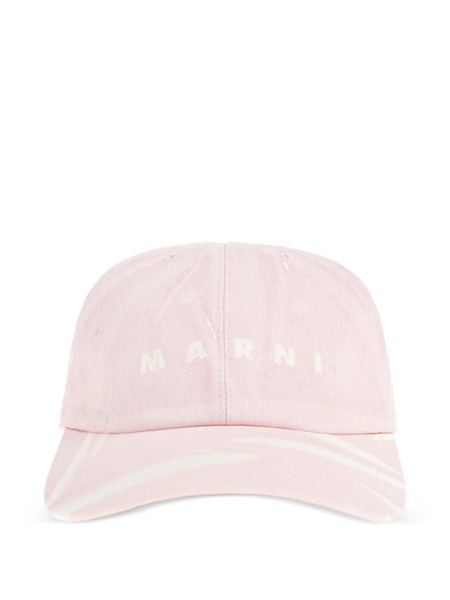  Marni Gorra Con Logo - Rosa 