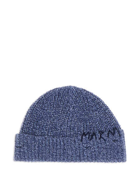  Marni Gorro Con Logo Bordado - Azul 