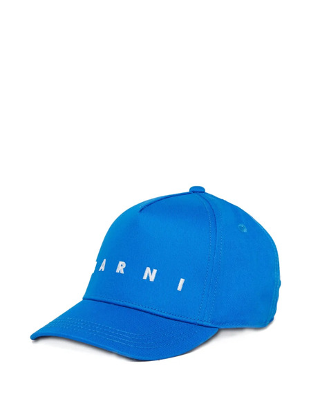 Marni Kids Gorra Con Logo - Azul 