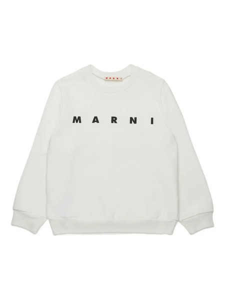  Marni Kids Sudadera De Algodón - Blanco 