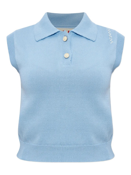  Marni Polo De Algodón - Azul 
