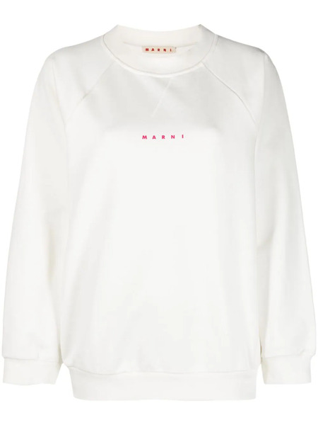  Marni Sudadera Con Logo Estampado - Blanco 