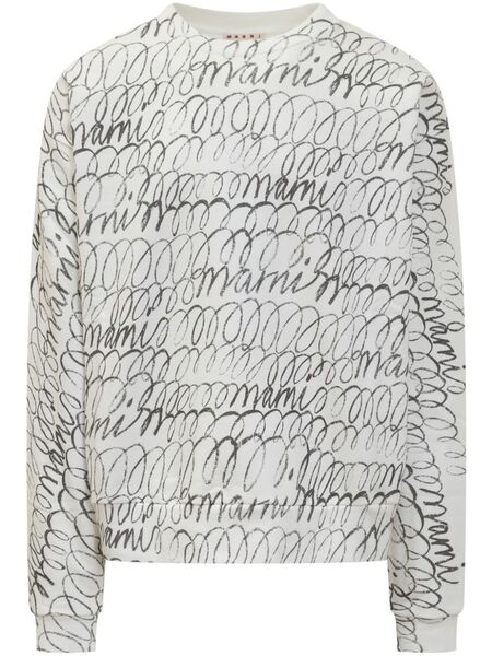  Marni Sudadera Estampada - Blanco 