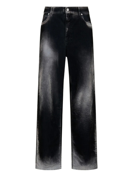  Marni Vaqueros Anchos Con Efecto Descolorido - Negro 