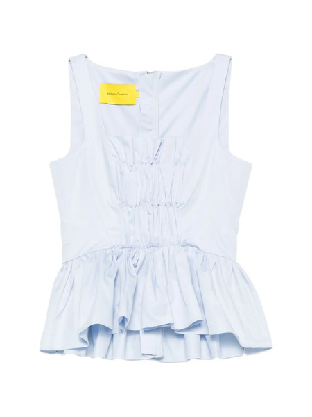  Marques'almeida Gathered Top - Azul 