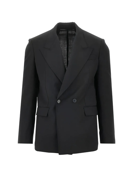  Marsem Blazer Con Doble Botonadura - Negro 