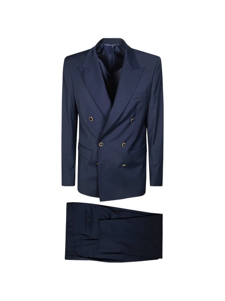  Marsem Traje Con Doble Botonadura - Azul 