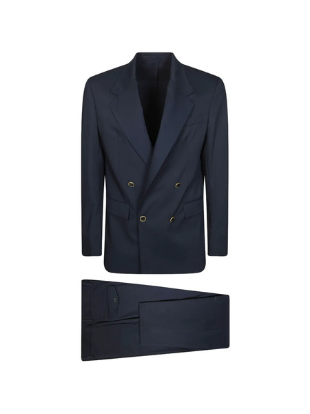  Marsem Traje Con Doble Botonadura - Azul 