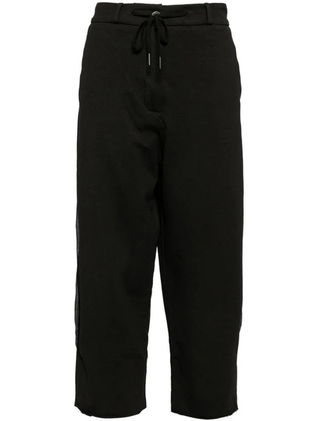  Masnada Pantalones Rectos A Paneles - Negro 
