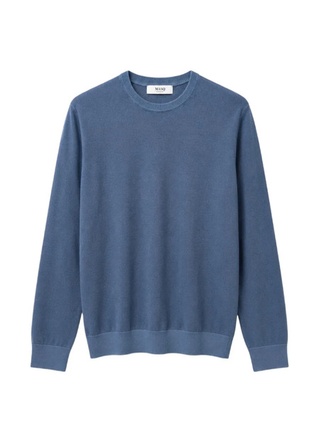  Masq Sudadera Con Cuello Redondo - Azul 
